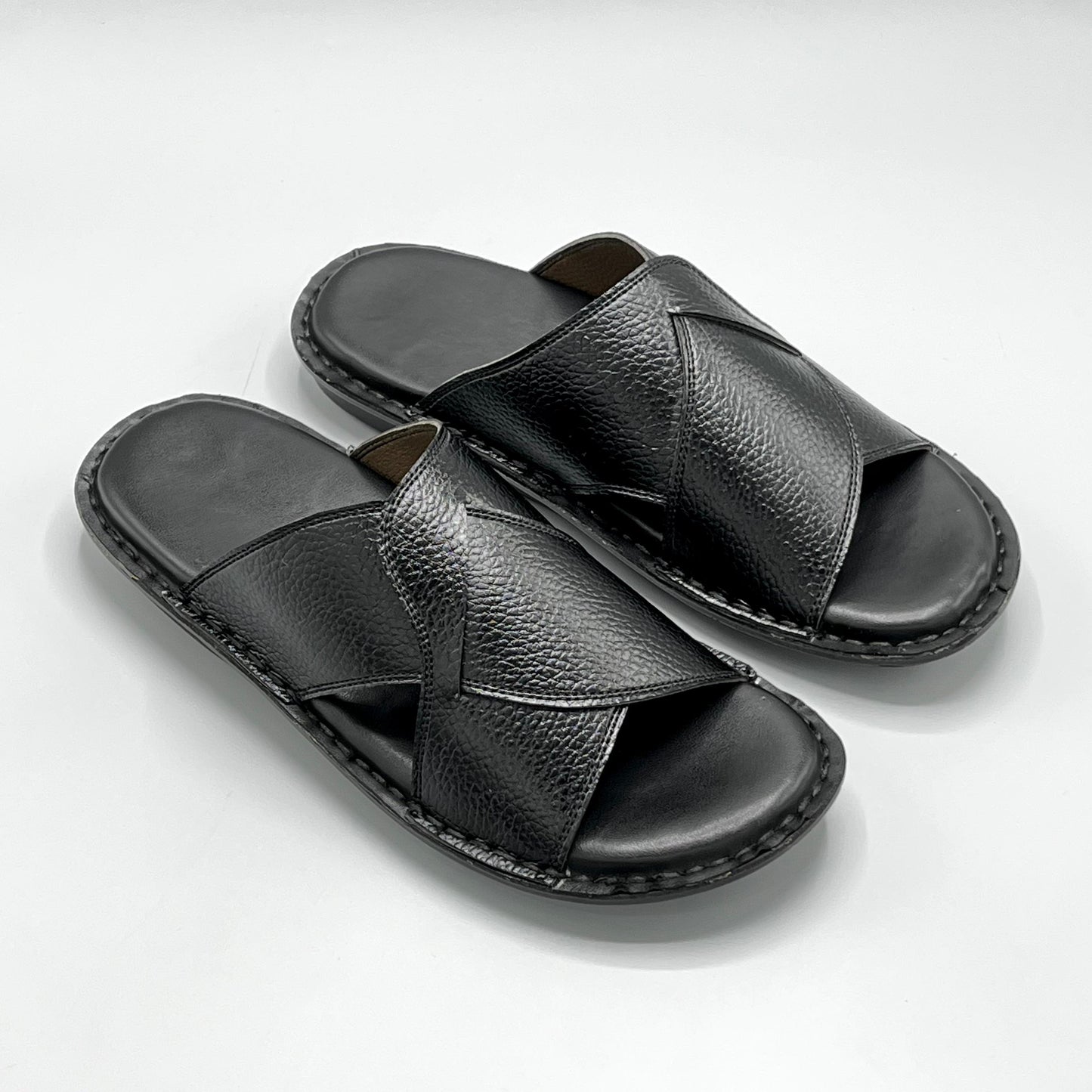 Handmade Slippers ( Soft Sole Black )