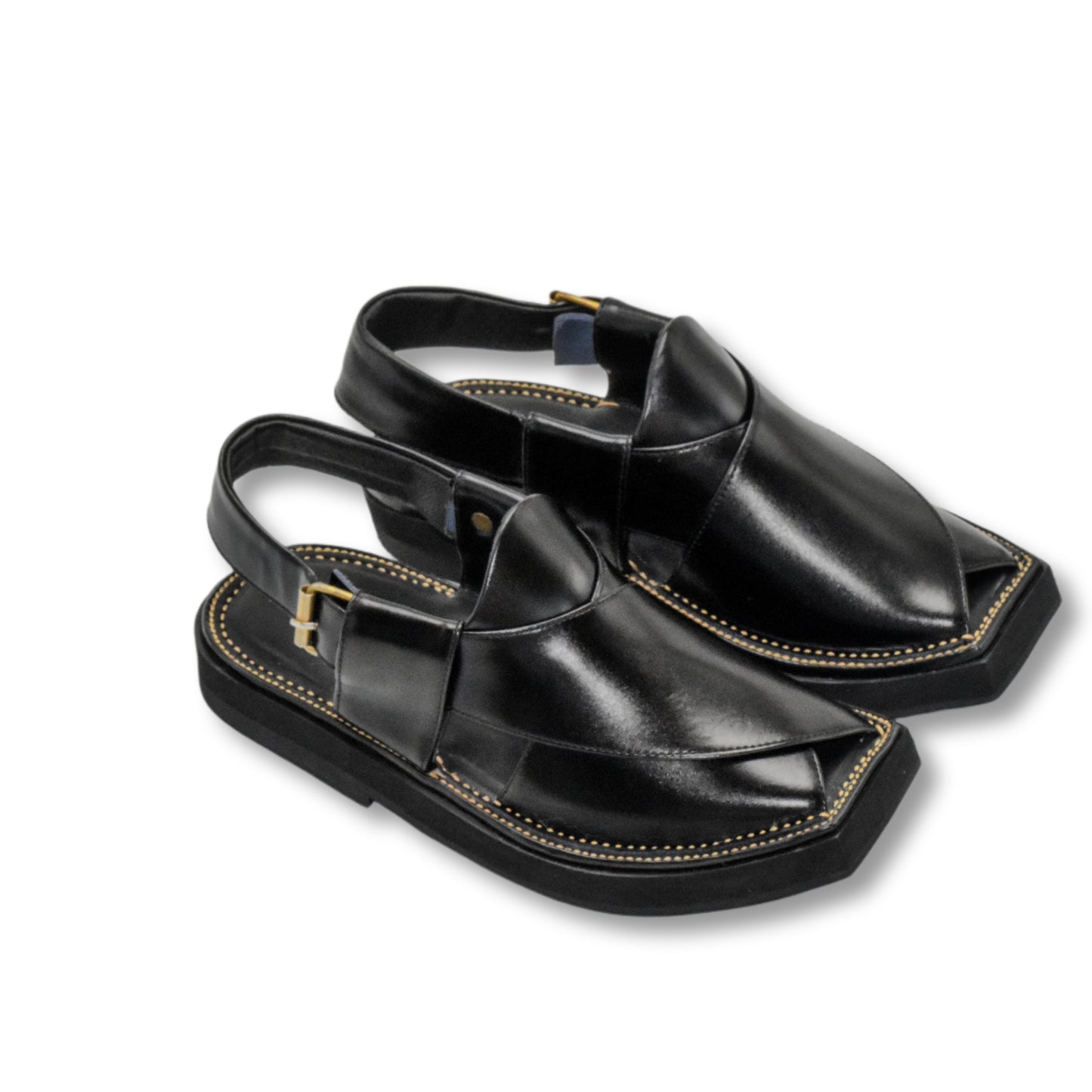 Kaptan Chappal (Black)